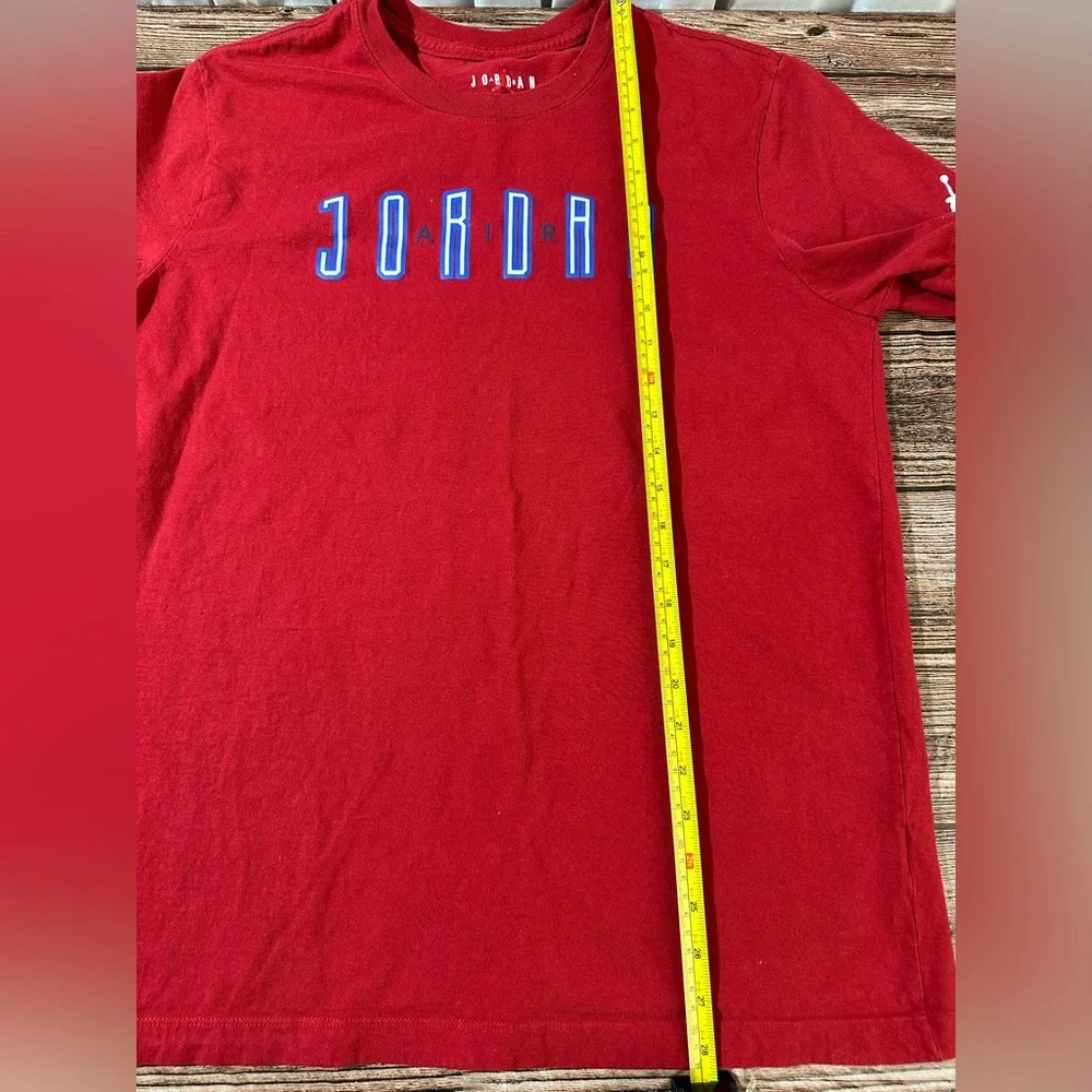 Nike Air Jordan Men’s‎ L Red Short Sleeve Logo Jumpman T-shirt | SKU 0907